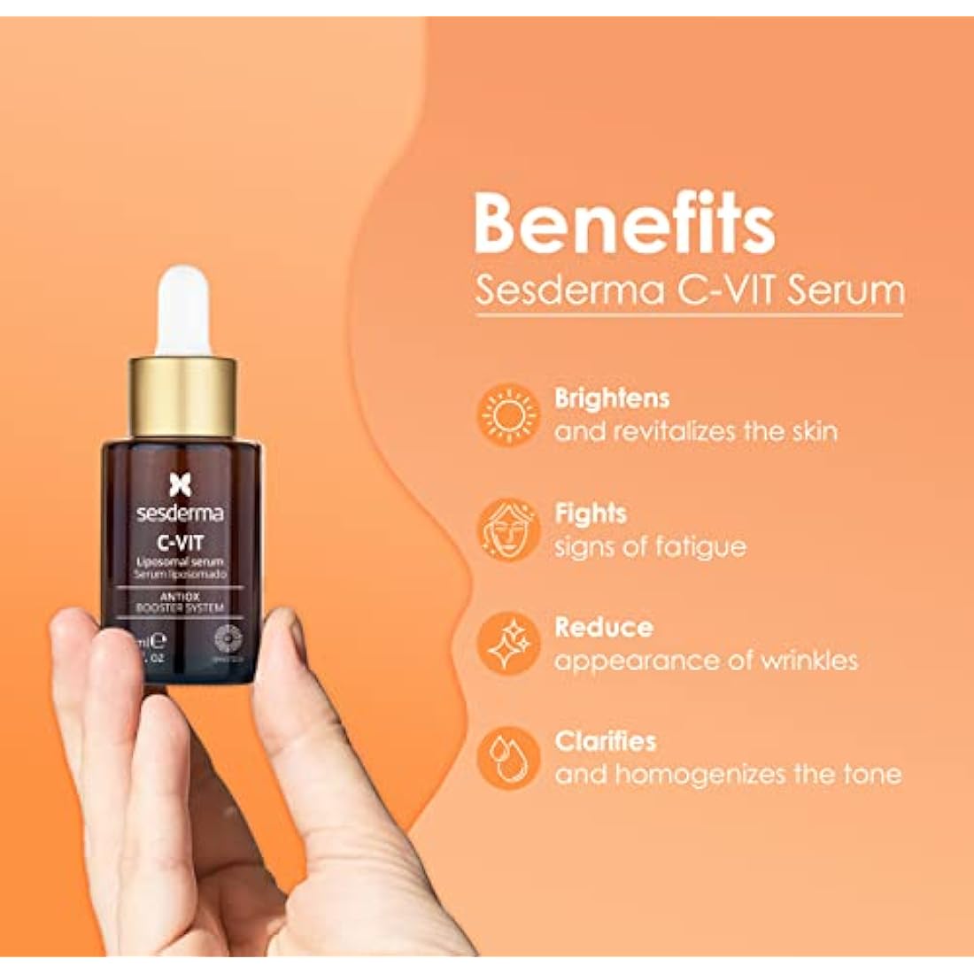 Sesderma C-Vit Liposomal Vitamin C Serum – Antioxidant & Brightening 30ml