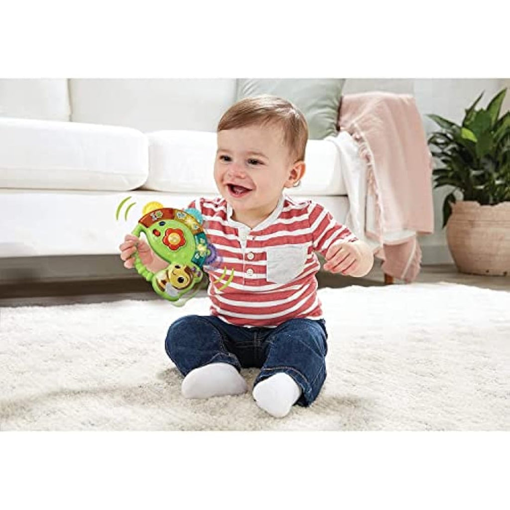 VTech Baby Shaking Sounds Tambourine – Interactive Musical Sensory Toy