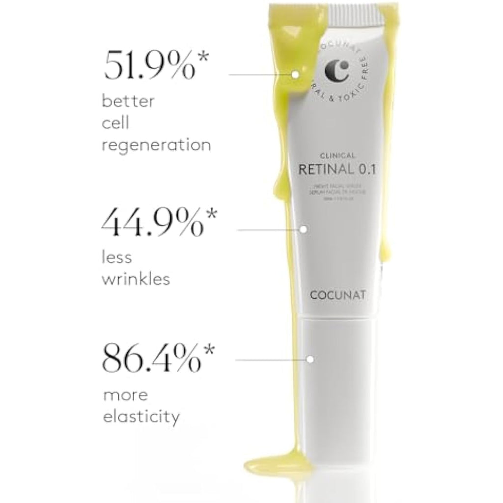 Cocunat Clinical Retinal 0.1 Serum - Anti-Aging Vitamin A with Niacinamide