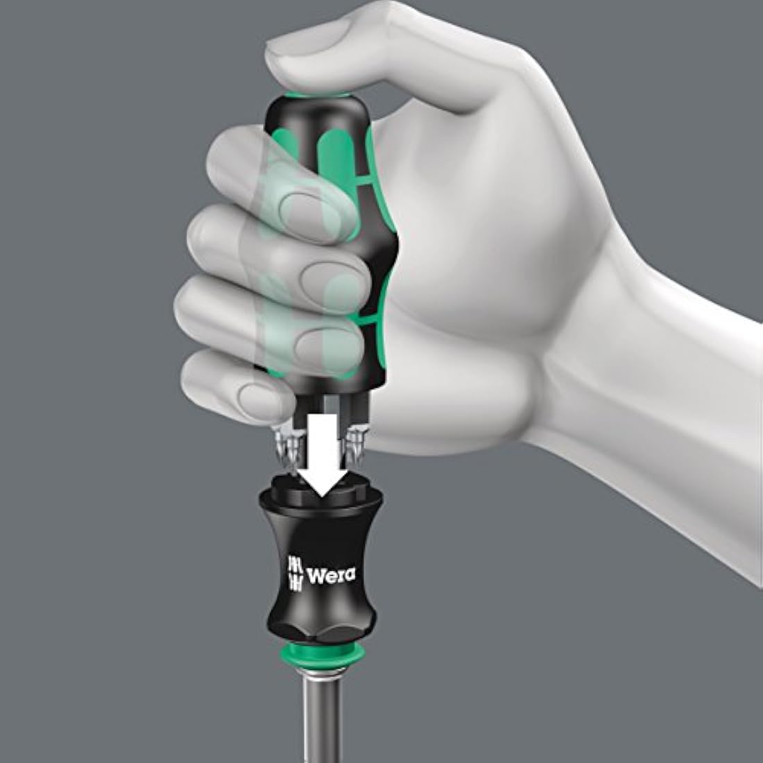Wera Kraftform 20 Screwdriver Set with Pouch and Rapidaptor – 7 Pieces