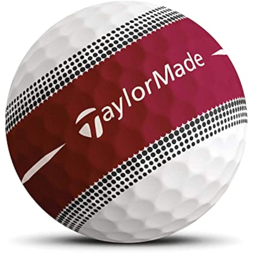 TaylorMade Tour Response Stripe Golf Balls – 3-Piece Urethane – Yellow