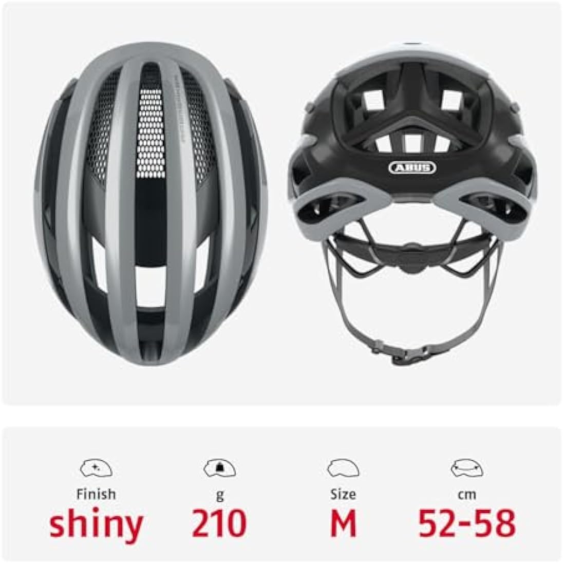 ABUS AirBreaker Road Bike Helmet – Lightweight Aerodynamic Cycling Helmet