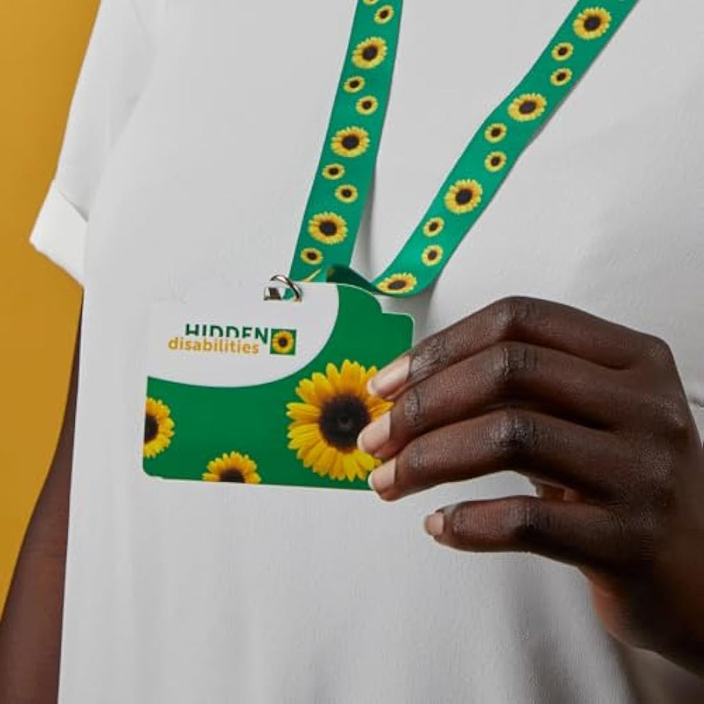 Hidden Disabilities Sunflower Lanyard and ID Card Pack | Recycled PET