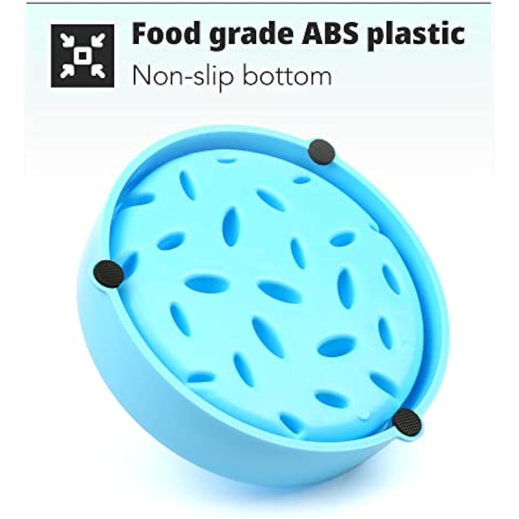 Slow Feeder Dog Bowl – Anti Gulp Pet Bowl for Bloat Prevention