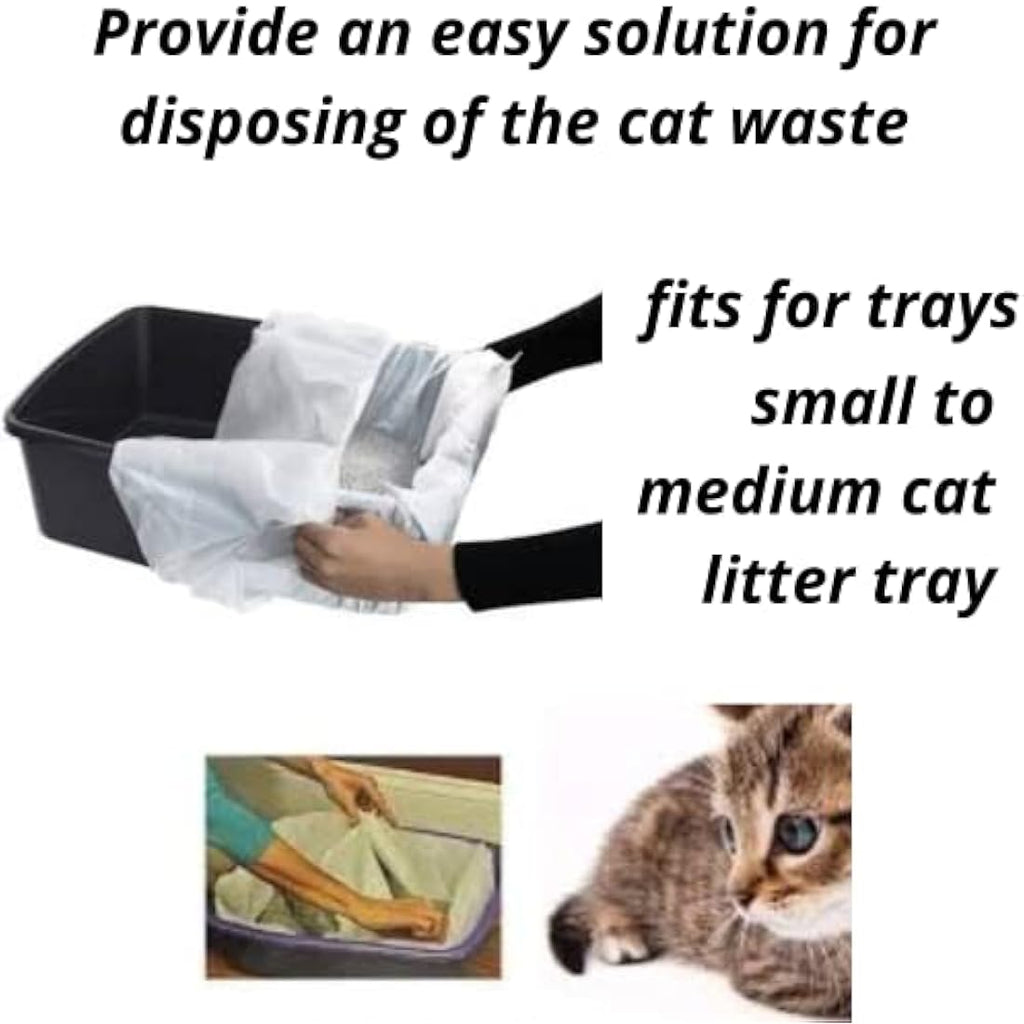 Jolof Store Scratch Resistant Cat Litter Tray Liners - 60 Pack (70x40cm)