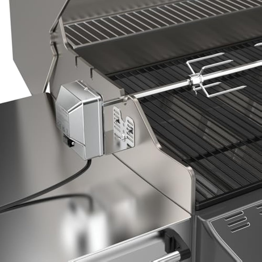 Onlyfire Universal BBQ Rotisserie Kit | 90cm Roast Spit & SS Motor