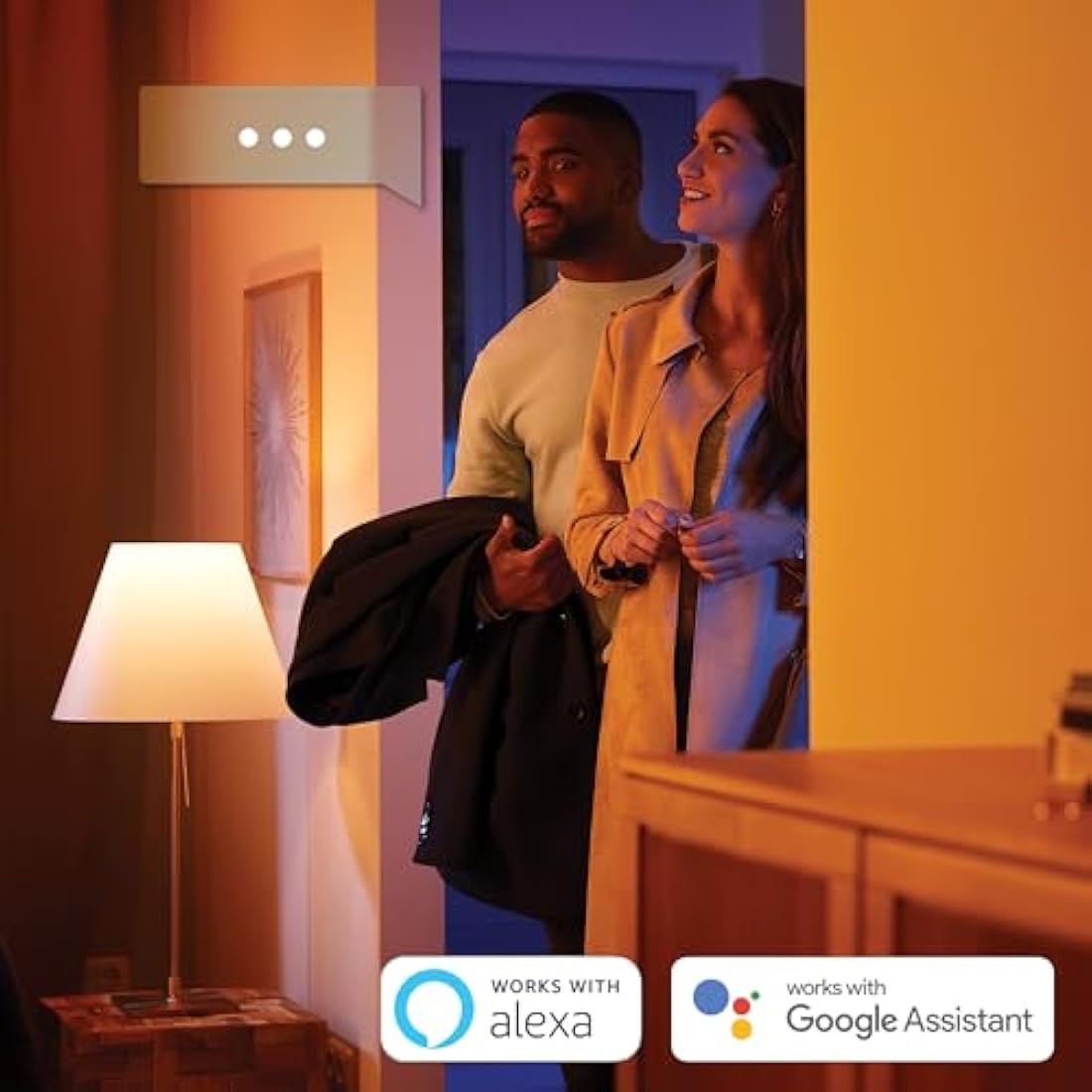 Philips Hue MR16 Smart LED Spot Bulbs – Warm to Cool White – 2 Pack