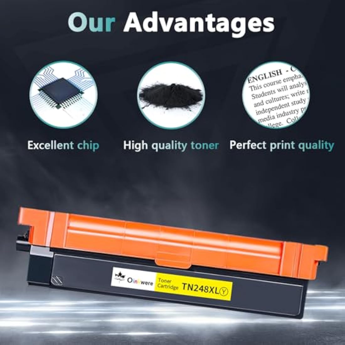 OINKWERE TN248XL Compatible Toner Cartridge for Brother MFC-L3740CDW (4 Pack)