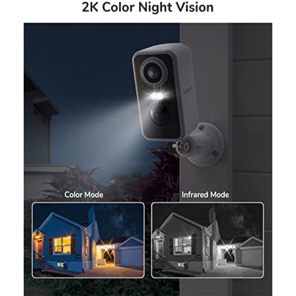 DEATTI 2K Wireless Security Camera – Battery Powered Outdoor CCTV