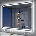 S'bagno LED Bathroom Mirror | 1000x700mm Dimmable Anti-Fog Tempered Glass
