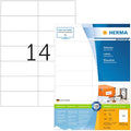HERMA A4 Multipurpose Labels | 105 x 42.3 mm White Stickers | 200 Sheets