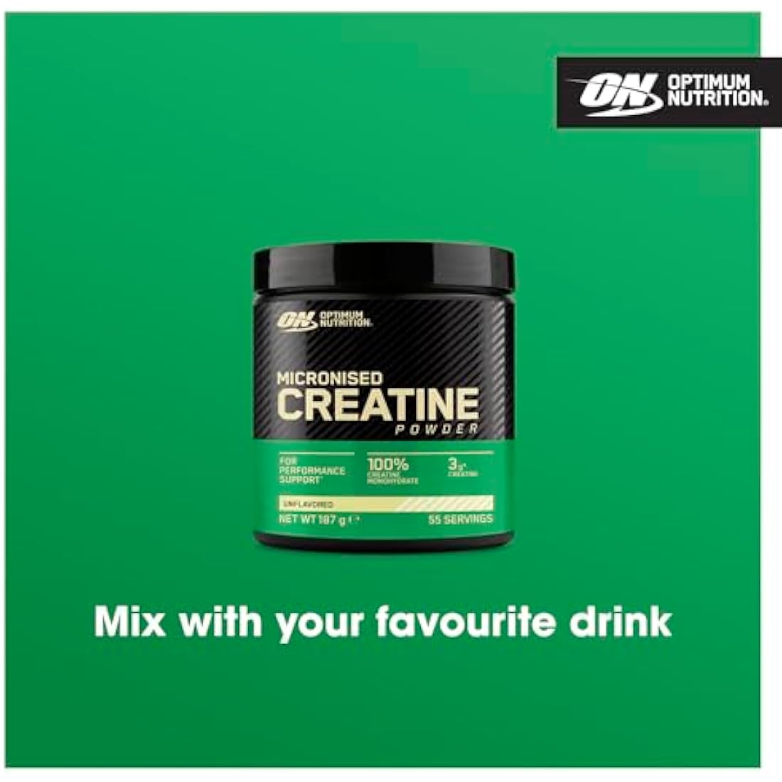 Optimum Nutrition Micronised Creatine Monohydrate Powder - 634g