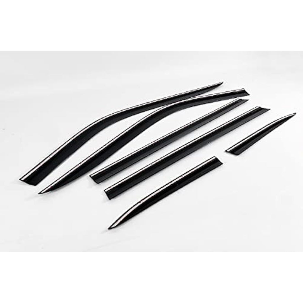 Auto Clover Wind Deflectors for Toyota Highlander 2021+ | 6-Piece Set