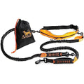 Barkswell Hands Free Double Dog Lead | Reflective Running Belt for 2 Dogs