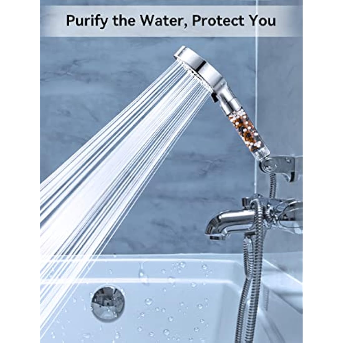 Magichome High Pressure Filter Shower Head | 5 Modes with 2M Hose