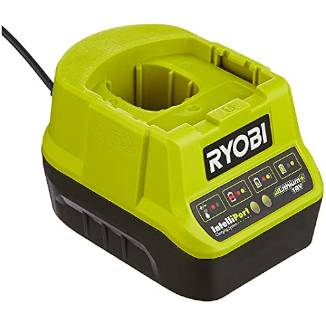 Ryobi 18V ONE+ 2.0A Lithium-Ion Battery Charger – Fast Charging RC18120