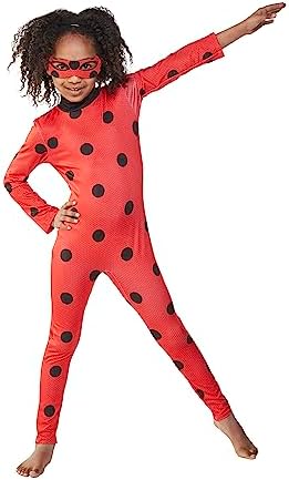 Rubie's Miraculous Ladybug Kids Superhero Costume with Eye Mask
