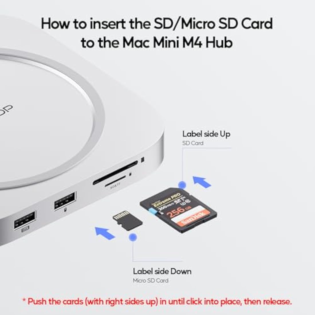PULWTOP Mac Mini M4 Dock | 4TB M.2 SSD Enclosure & 4K HDMI Hub Stand