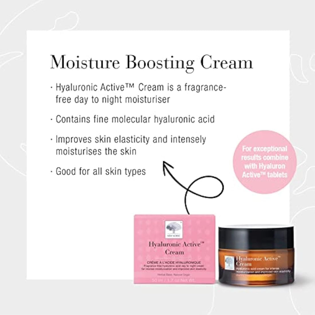 New Nordic Hyaluronic Active Cream – Anti-Aging Face Moisturizer - 50ml