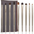 ENZO KEN Natural Goat Hair Eye Shadow Brush Set | 12pc Gold Pro Kit