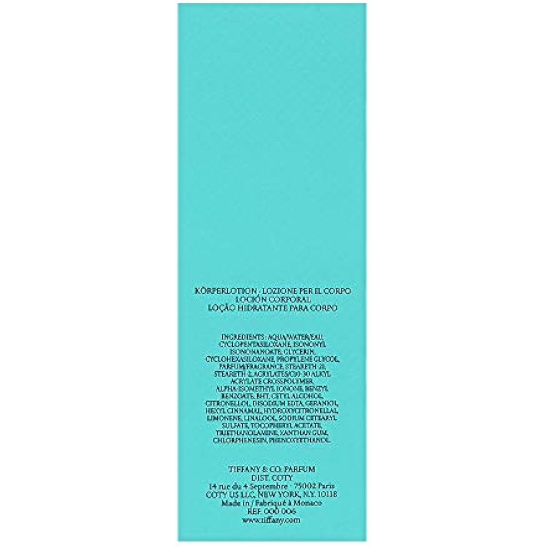 Tiffany & Co. Body Lotion – Luxury Moisturizing Scented Lotion 200ml