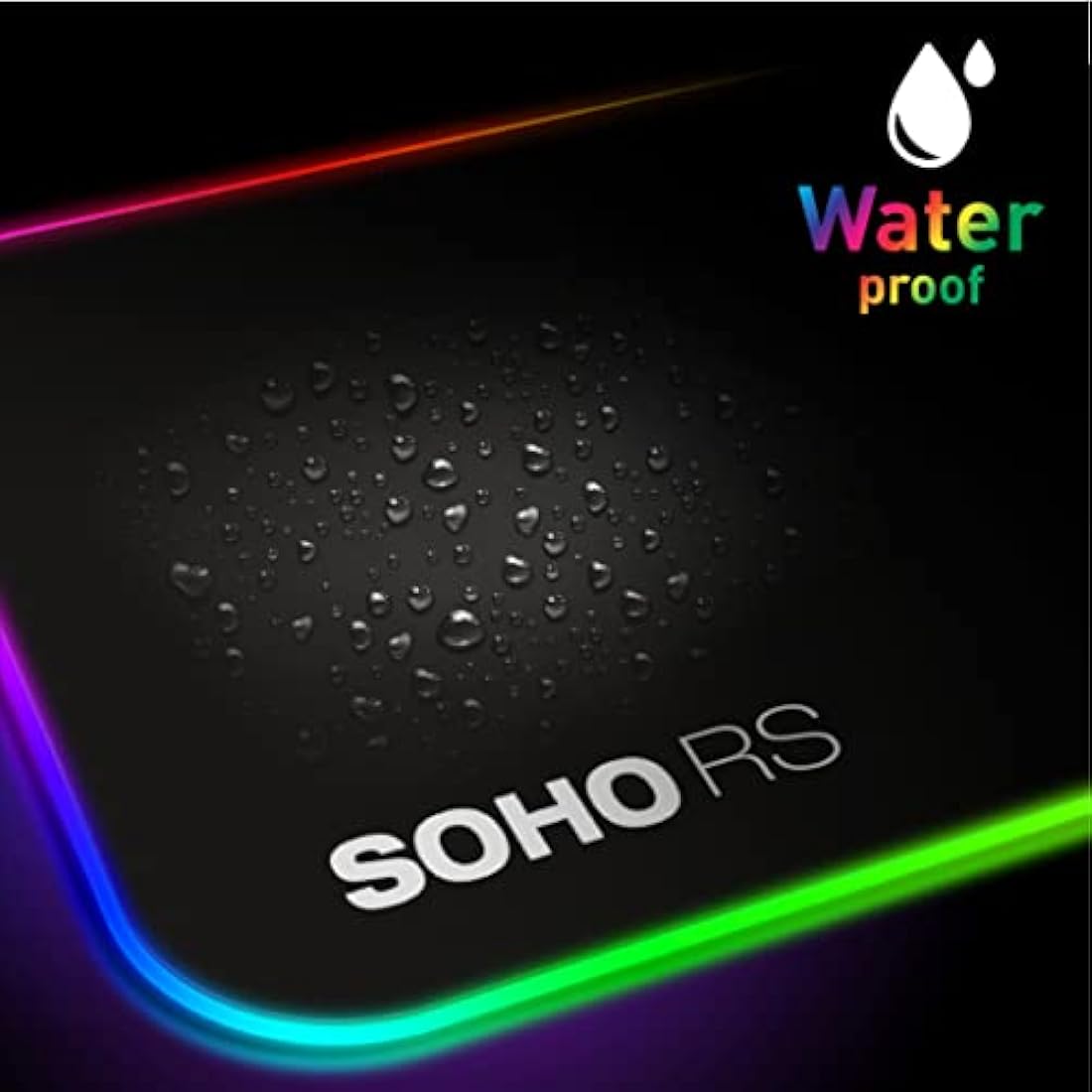 Akasa SOHO RS RGB Gaming Mouse Pad – Water-Resistant & Anti-Slip Base