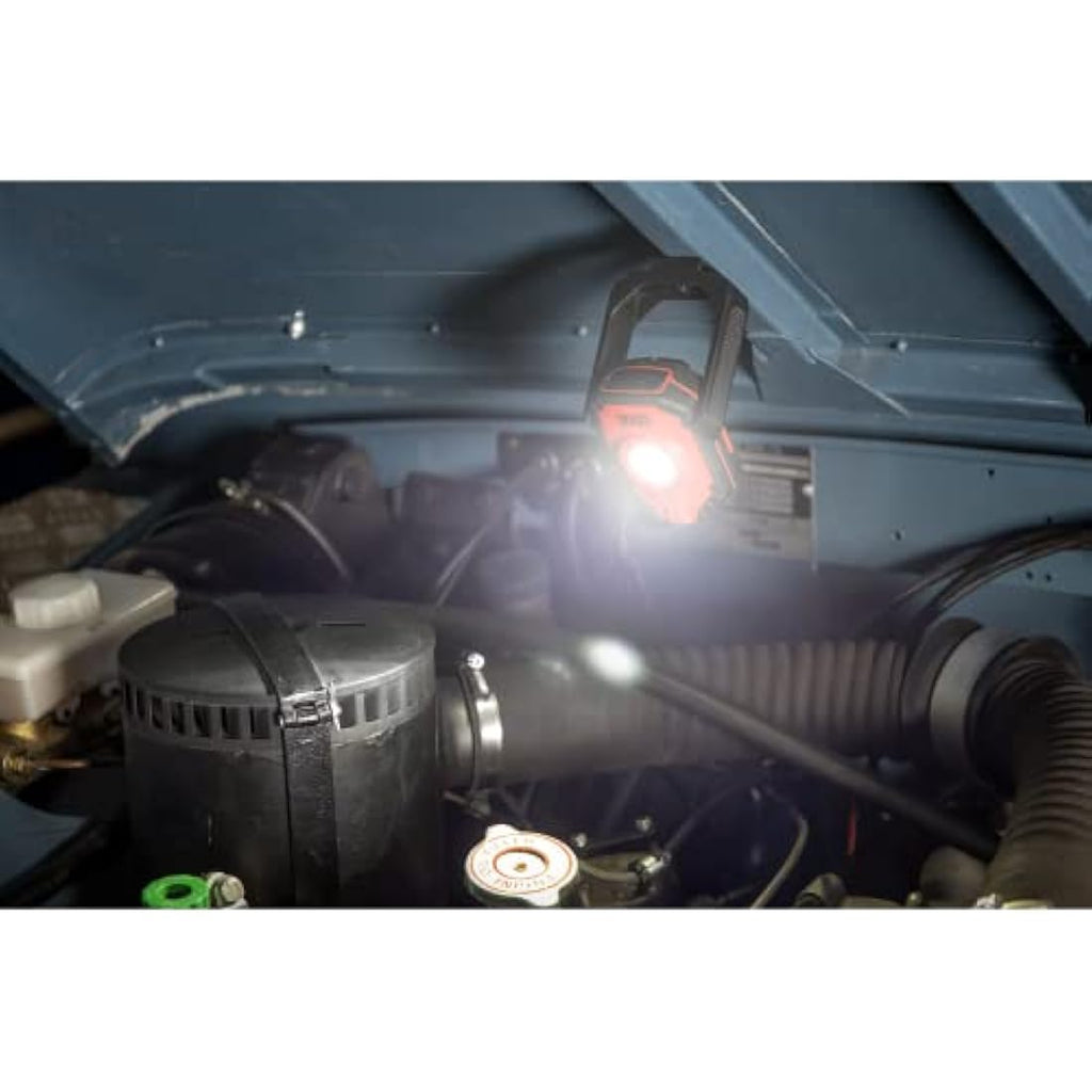 Sealey 15W COB LED Rechargeable Worklight - Portable LED315 Black/Red