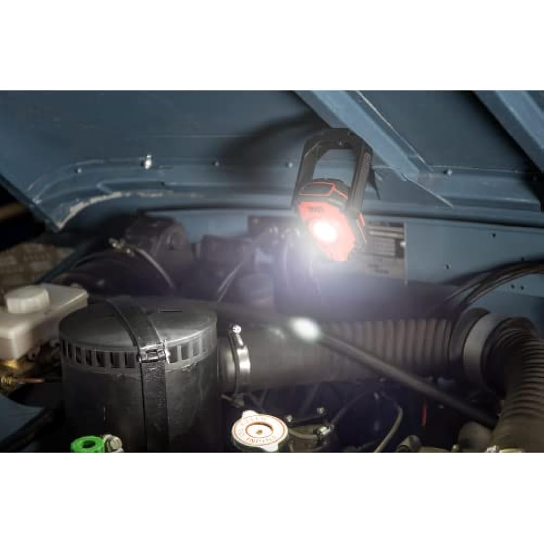 Sealey 15W COB LED Rechargeable Worklight - Portable LED315 Black/Red