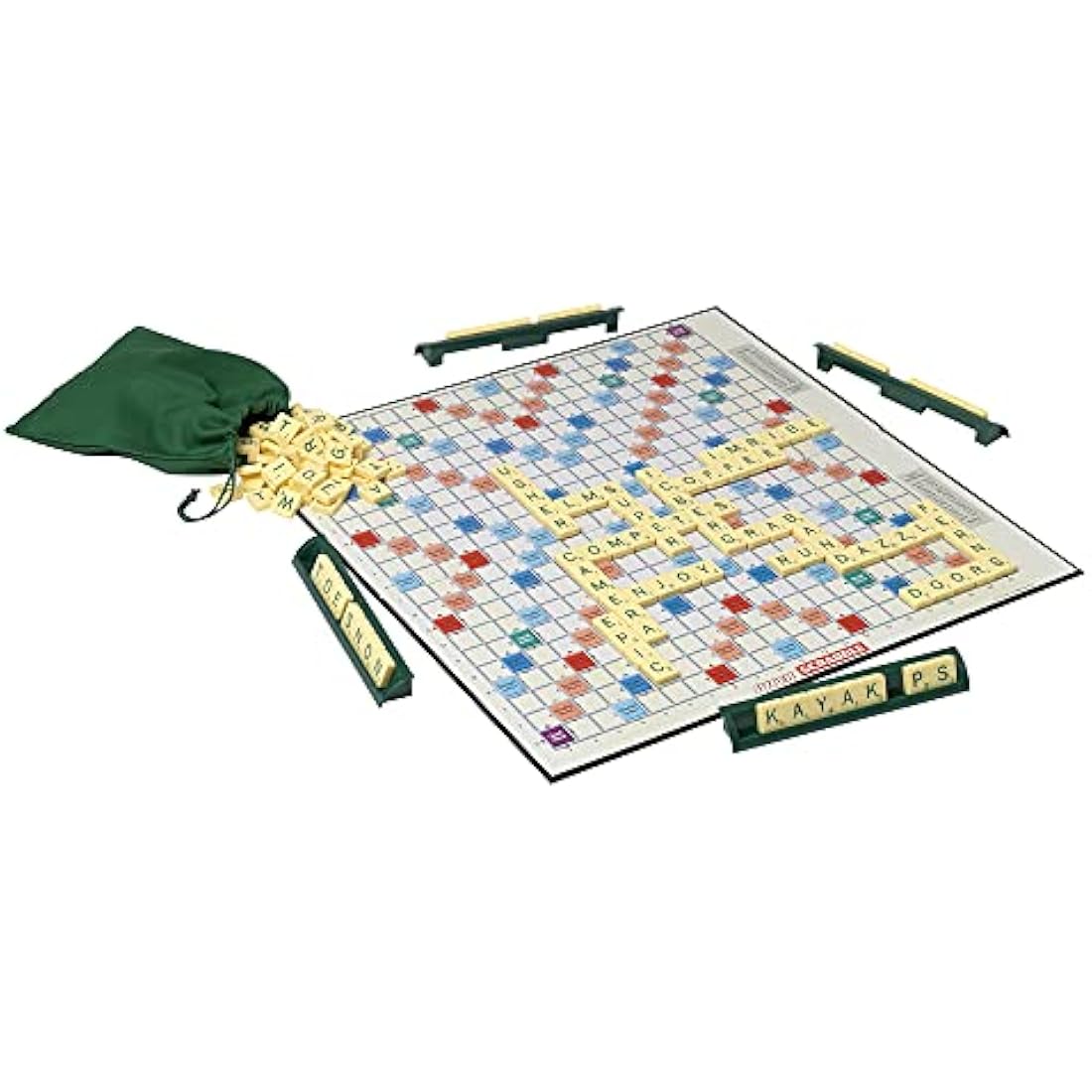 Ideal Super Scrabble Board Game - Giant Board with 200 Letter Tiles