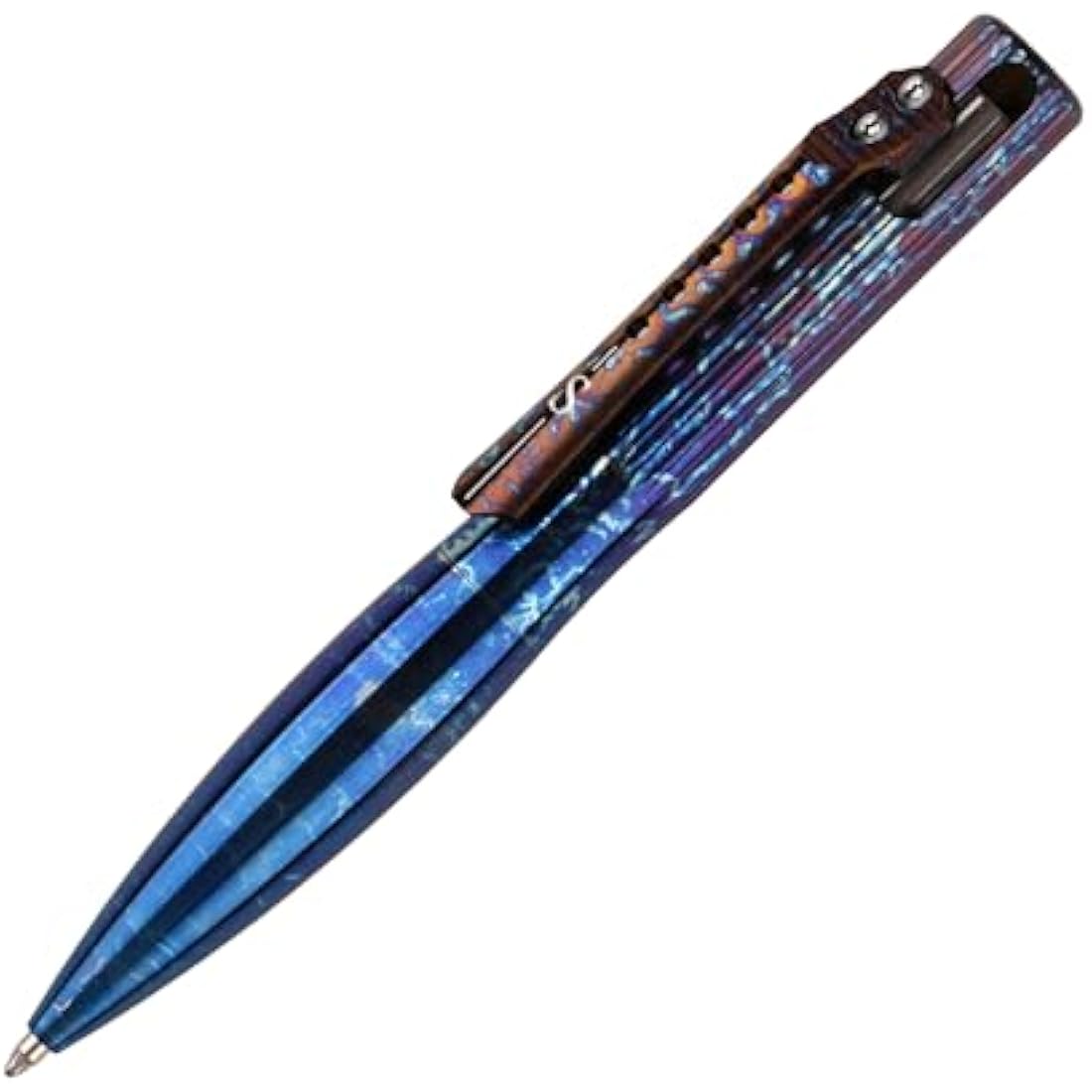 SMOOTHERPRO Titanium Bolt Action Pen | Wide Grip EDC Ballpoint Pen