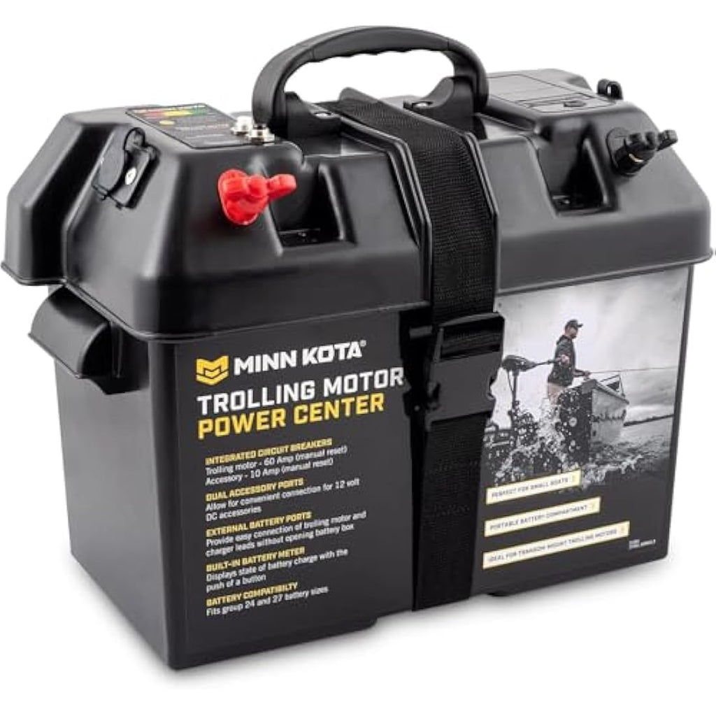 Minn Kota Trolling Motor Power Center | Battery Box for Group 24 & 27