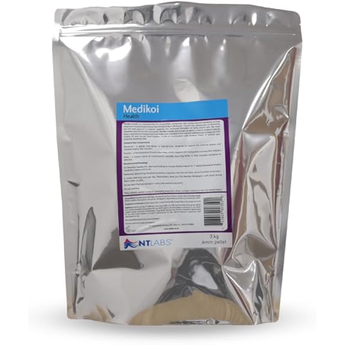 NT Labs Medikoi Health Pond Fish Food with Propolis - 3kg (6mm)
