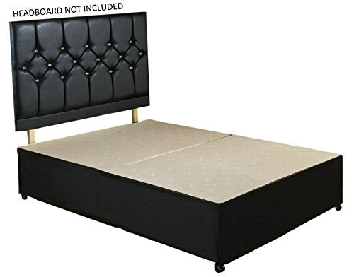 Double Diamond Divan Bed Base - No Headboard No Drawer - image 1