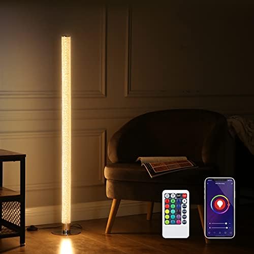 EDISHINE Smart RGB LED Floor Lamp | Alexa Compatible Music Sync Light