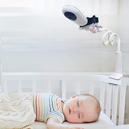 TakTark Universal Baby Monitor Holder – Flexible Gooseneck Camera Mount