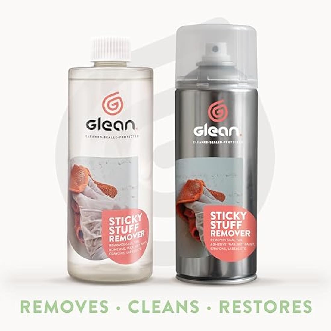 GLEAN Sticky Stuff Remover Gel Spray | 3x400ml Adhesive & Glue Dissolver