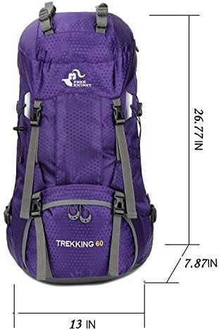 60L Waterproof Hiking Backpack – Lightweight Camping Rucksack