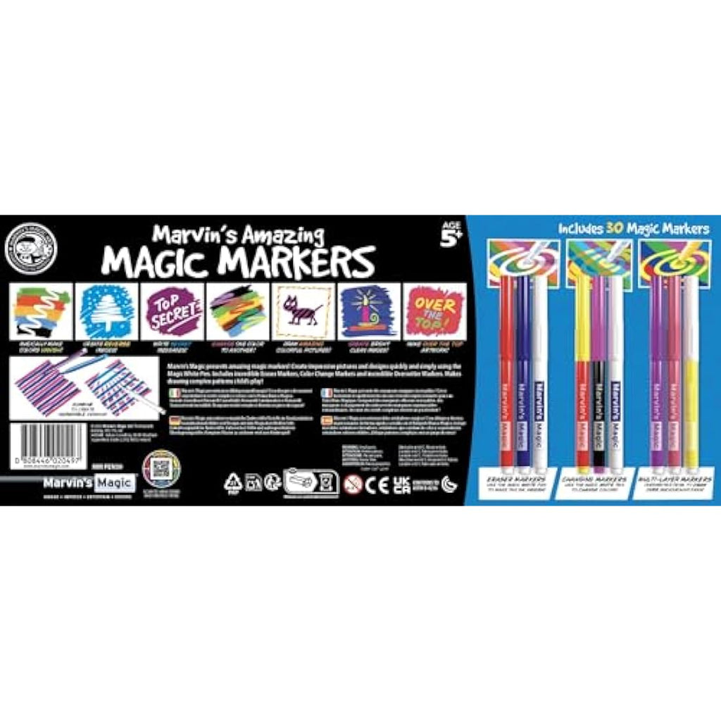 Marvin's Magic Pens – 30 Piece Colour Changing Art Marker Set