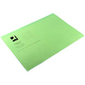Q-Connect Foolscap Square Cut Folders, 180gsm Green - Pack of 100