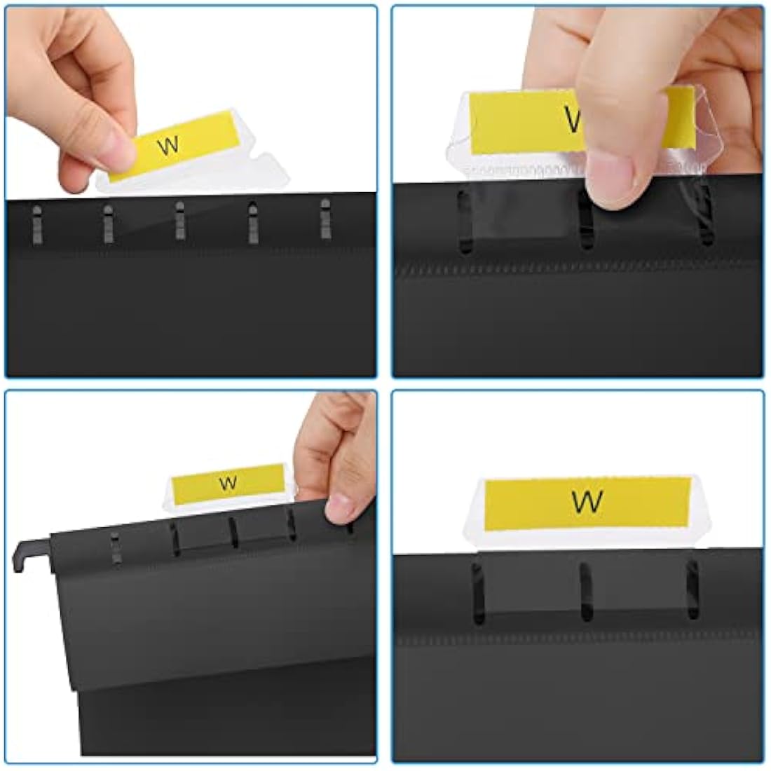 A4 Suspension Files - 15 Pack Polypropylene Hanging Folders