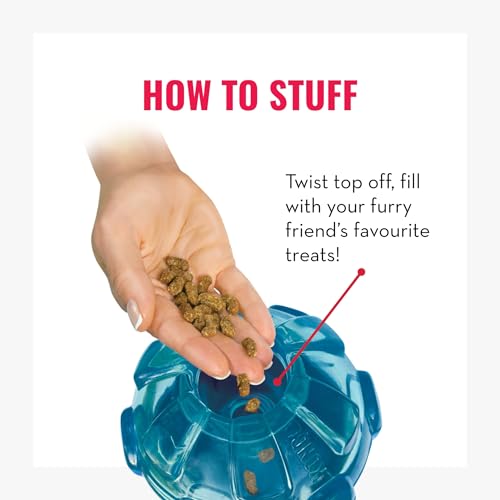 KONG Rewards Ball – Durable Interactive Treat Dispensing Toy for Large Dogs