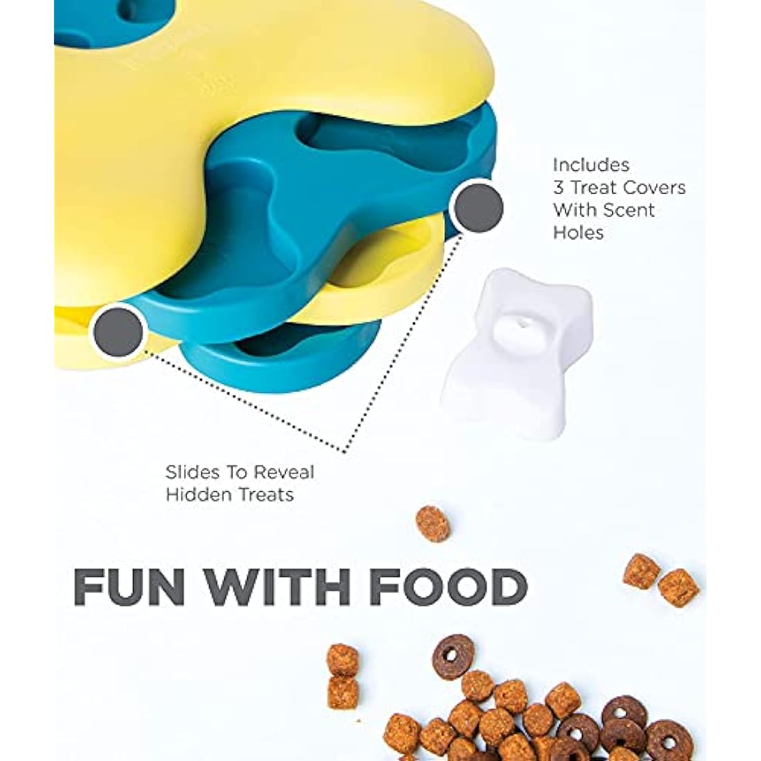 Nina Ottosson Dog Tornado Puzzle Toy – Level 2 Interactive Treat Dispenser