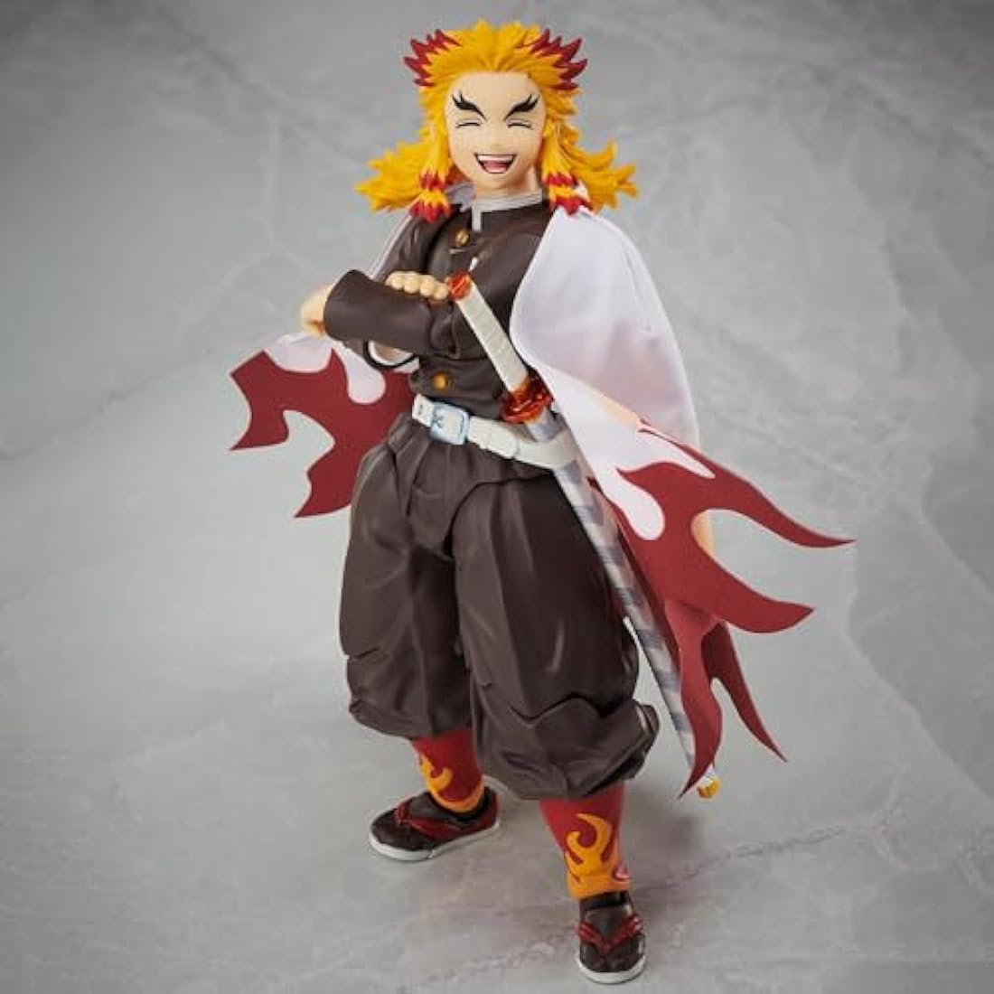 Demon Slayer Kyojuro Rengoku Figma Action Figure by Max Factory - 15 cm