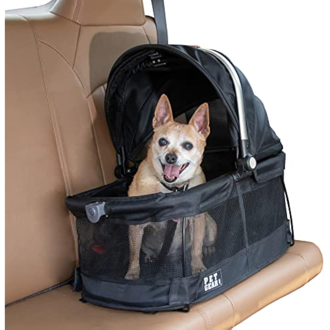 Pet Gear View 360 Pet Safety Carrier & Car Seat - Zipperless Entry