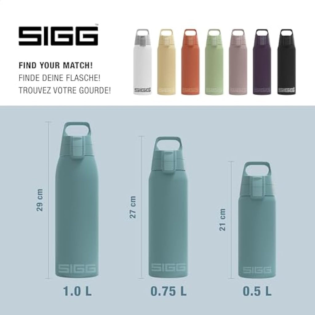 SIGG Shield Therm One Insulated Stainless Steel Water Bottle – 0.5L-1L