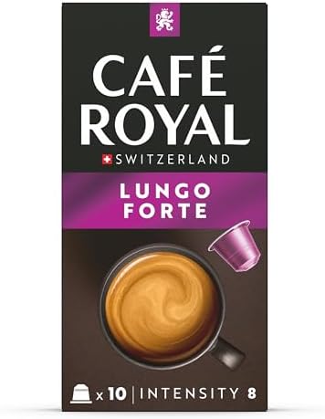 Café Royal Lungo Forte Nespresso Compatible Capsules - 100 Pack