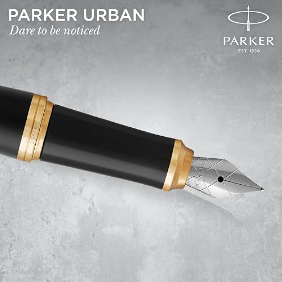 Parker Urban Duo Gift Set: Fountain & Ballpoint Pens - Muted Black Gold