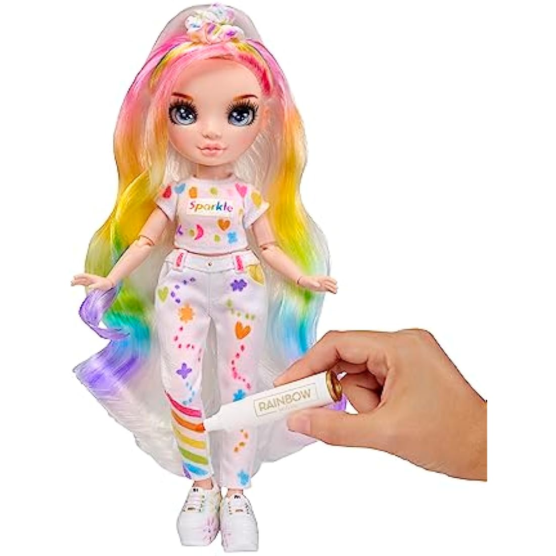 Rainbow High Colour & Create DIY Fashion Doll with Washable Markers