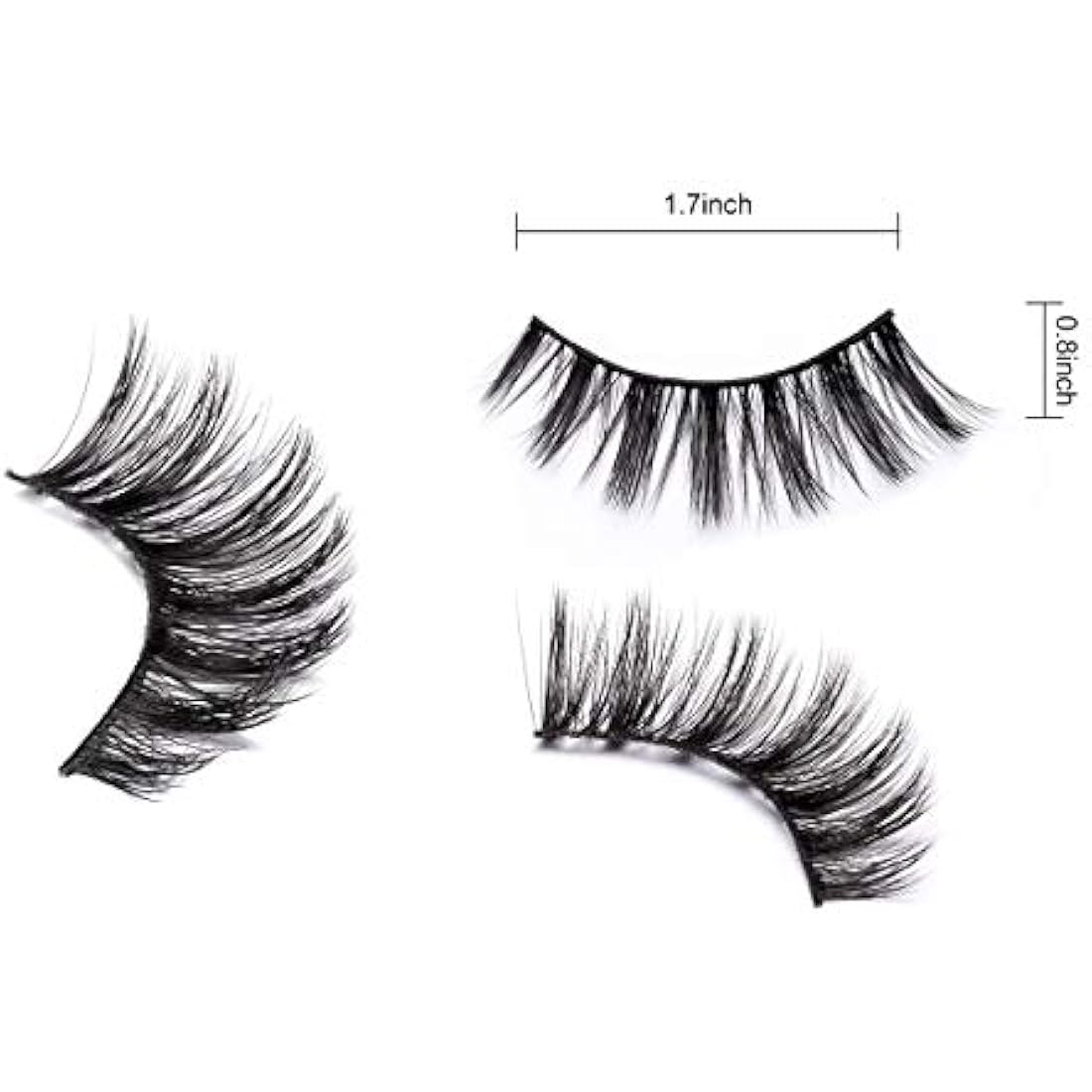 DYSILK 5D Wispies False Eyelashes – Reusable Handmade Synthetic Lashes