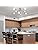 ASHUAQI 8-Light Sputnik Ceiling Light – Modern Chrome Semi Flush Mount